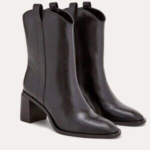 Everlane The Outlaw Black Leather Boot